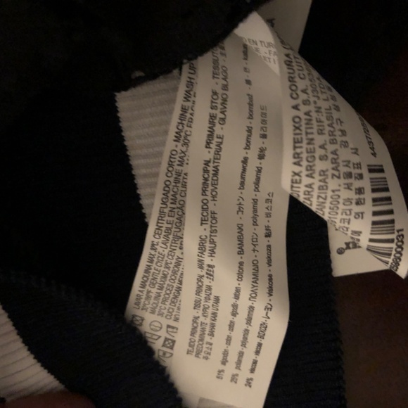 Zara Black Lace Sweatshirt, M - Picture 7 of 7